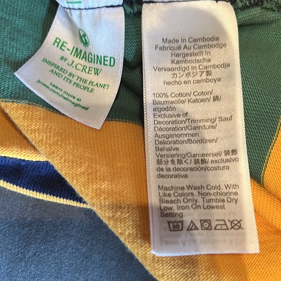 J. Crew rugby-striped long-sleeve tee shirt - Picture 3 of 3